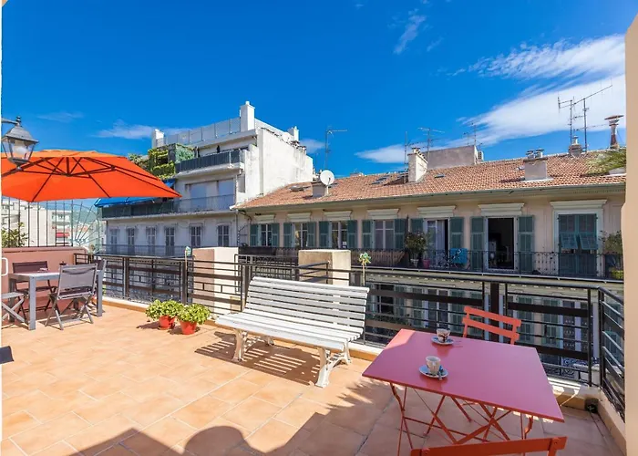 Open Sky Terrace Downtown Apartament Nicea