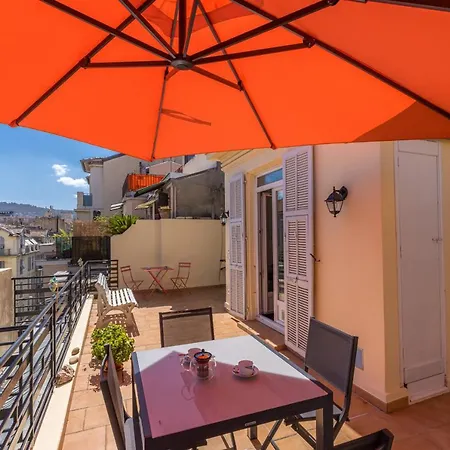 Open Sky Terrace Downtown Apartman Nizza